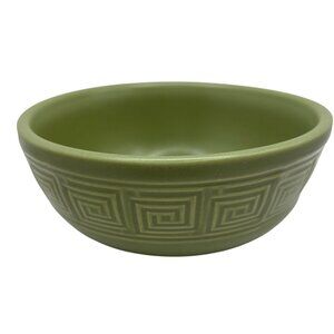 HTF Frank Lloyd Wright Collection Whirling Arrow Green Bowl HF Coors USA